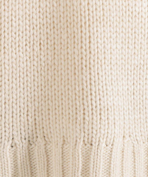 N.（N. Natural Beauty Basic）（エヌエヌナチュラルビューティーベーシック）の「ミドルゲージフォルムニット（ニット/セーター・レディース・ライトグリーン/オフホワイト/グレー・MEDIUM）」の15枚目の写真