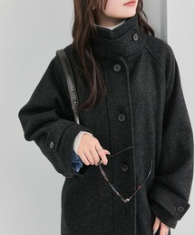 mystic | 【2サイズ展開◎/裏地がバイカラー仕様】テントライン ロングコート(その他アウター)