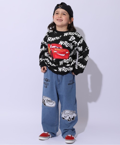 セール】ディズニー カーズ 貼り付けロングパンツ0808K（その他パンツ