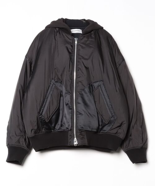 DISCOVERED(ディスカバード)の「DEVILS EAR HOODIE DOWN MA-1(MA-1・メンズ・カーキ/ブラック・SMALL/LARGE)」の18枚目の写真