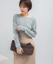 URBAN RESEARCH ROSSO WOMEN | シアーベロアシームデザインプルオーバー(Tシャツ/カットソー)