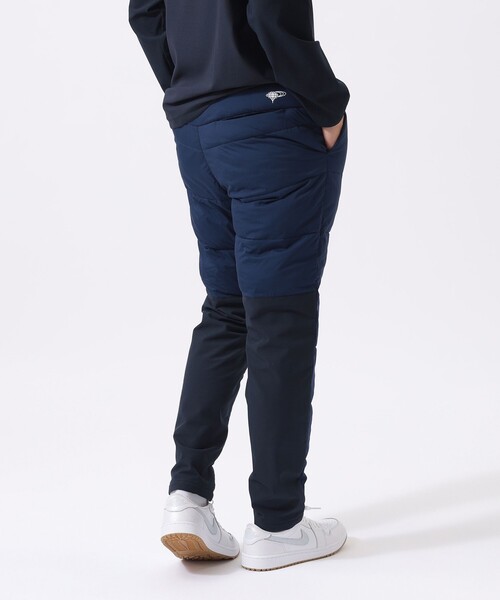 ORANGE 中綿パンツ 撥水 切り替え レオフィール（R） / LABEL ORANGE LABEL 中綿パンツ(ロングパンツ レオフィール(R)サイドロゴ メンズウェア