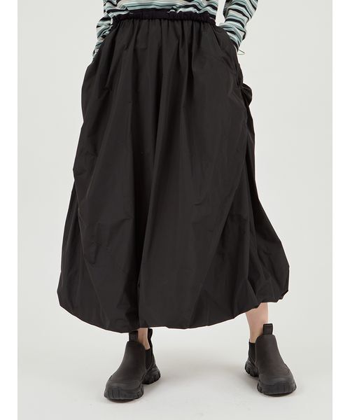 emmi(エミ)の「【ONLINE限定カラー】ツイストバルーンスカート(スカート・レディース・ミント/ベージュ/ブラック/アイボリー・0/1)」の3枚目の写真