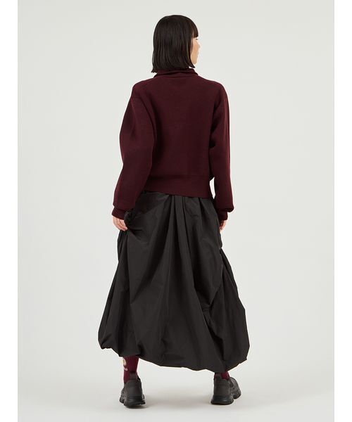 emmi(エミ)の「【ONLINE限定カラー】ツイストバルーンスカート(スカート・レディース・ミント/ベージュ/ブラック/アイボリー・0/1)」の19枚目の写真