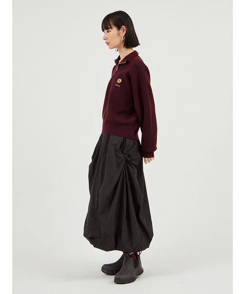 emmi(エミ)の「【ONLINE限定カラー】ツイストバルーンスカート(スカート・レディース・ミント/ベージュ/ブラック/アイボリー・0/1)」の21枚目の写真