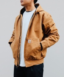 Carhartt ブラウン ブルゾン Carhartt（カーハート） ジップアップブルゾン L ダークブラウン
