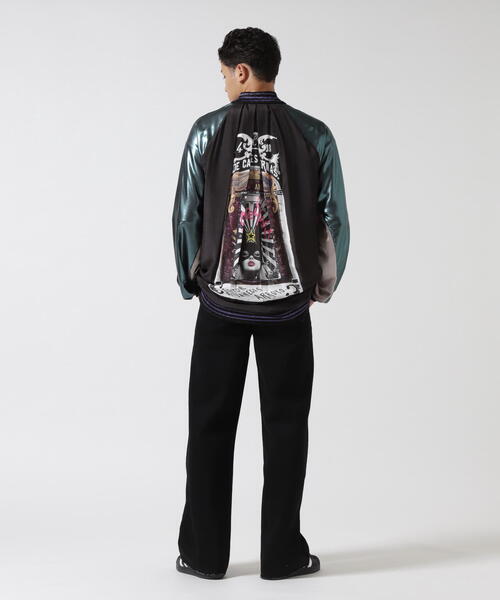 SHARE SPIRIT（シェアースピリット）の「SHARE SPIRIT/シェアースピリット/PAISLEY CIRCUS SUKAJAN（スカジャン・メンズ・ピンク・S）」の5枚目の写真