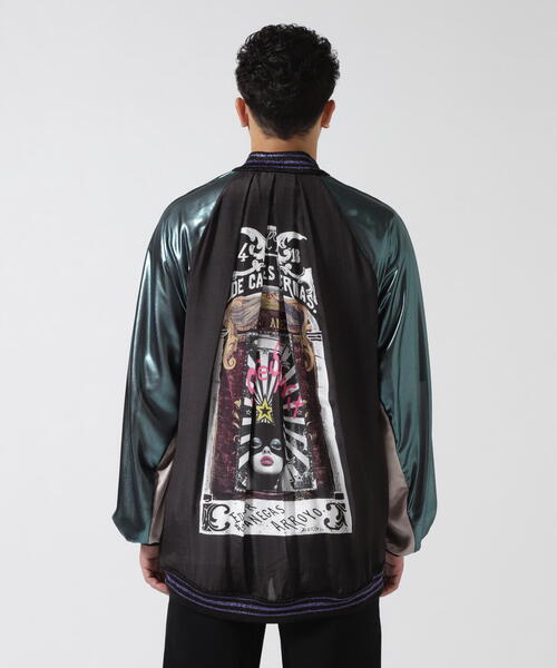 SHARE SPIRIT（シェアースピリット）の「SHARE SPIRIT/シェアースピリット/PAISLEY CIRCUS SUKAJAN（スカジャン・メンズ・ピンク・S）」の3枚目の写真