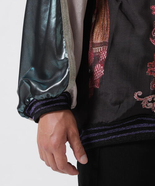 SHARE SPIRIT（シェアースピリット）の「SHARE SPIRIT/シェアースピリット/PAISLEY CIRCUS SUKAJAN（スカジャン・メンズ・ピンク・S）」の19枚目の写真