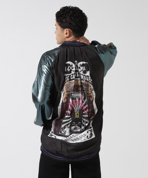 SHARE SPIRIT（シェアースピリット）の「SHARE SPIRIT/シェアースピリット/PAISLEY CIRCUS SUKAJAN（スカジャン・メンズ・ピンク・S）」の7枚目の写真