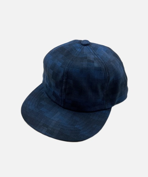 Melange Check 6P Cap