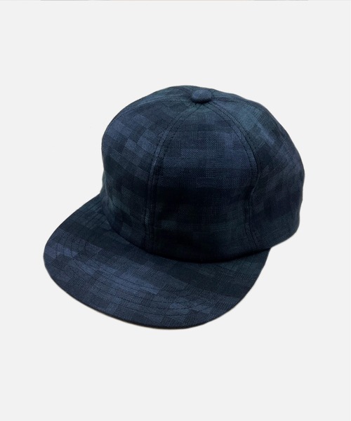 Melange Check 6P Cap