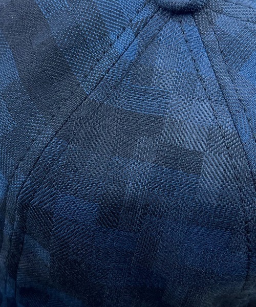 Melange Check 6P Cap