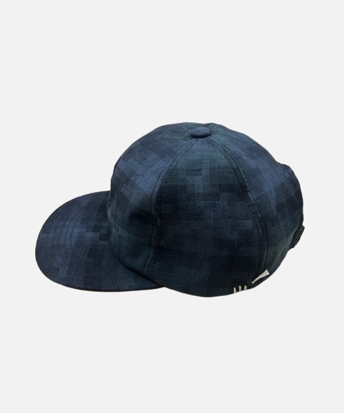 Melange Check 6P Cap