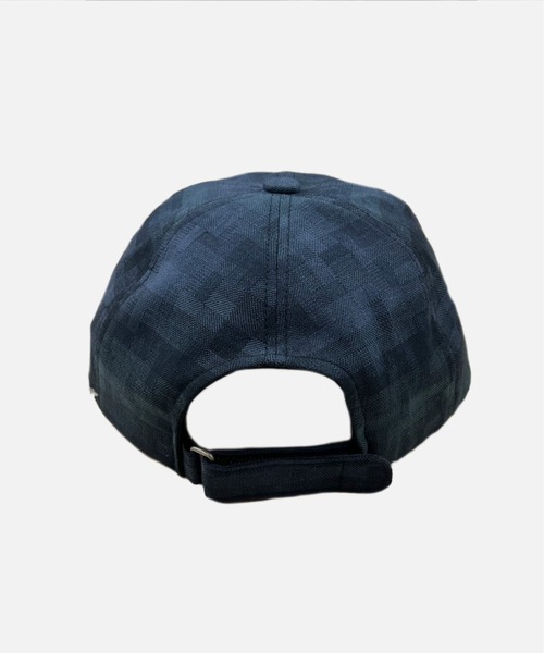 Melange Check 6P Cap