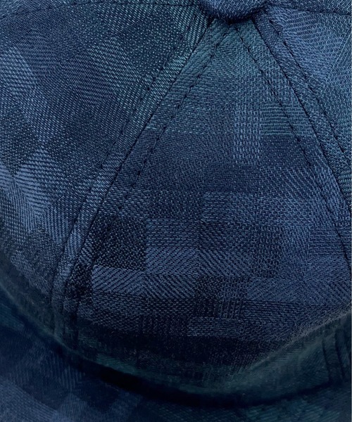 Melange Check 6P Cap