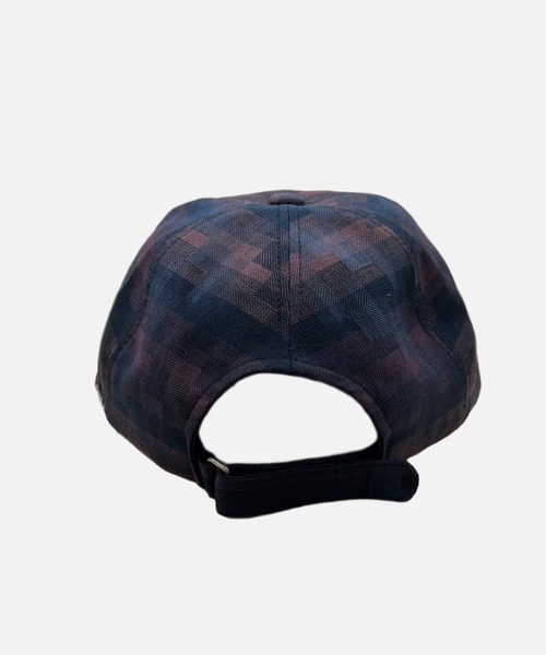 Melange Check 6P Cap