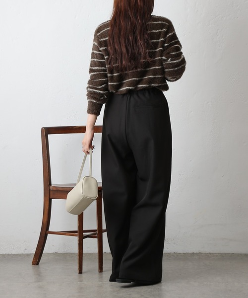 COLONY 2139（コロニートゥーワンスリーナイン）の「シャギーボーダーニットプルオーバー（ニット/セーター・レディース・ブラック/グレー/ブラウン・FREE）」の20枚目の写真