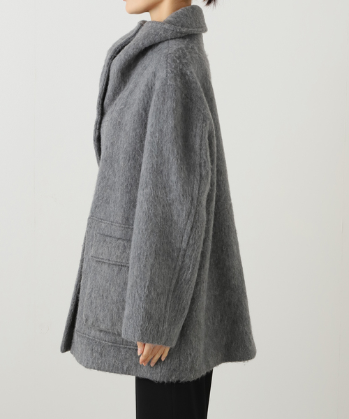 EDIT. FOR LULU(エディットフォールル)の「【Hella/ヘラ】wool shaggy coat(その他アウター・レディース・チャコールグレー/ベージュ・FREE)」の12枚目の写真