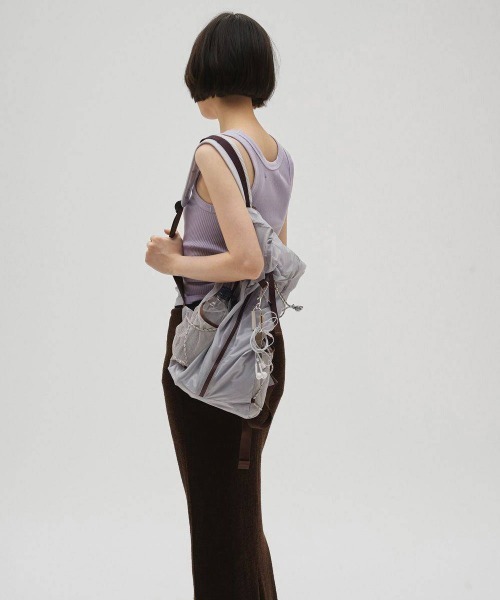 TODAYFUL（トゥデイフル）の「TODAYFUL　Useful Sheer Backpack ユースフルシアーバックパック/12611002（バックパック/リュック・レディース・ブルー系その他/ブラック・ONE SIZE）」の3枚目の写真