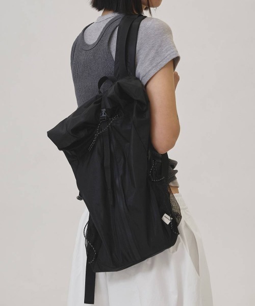 TODAYFUL（トゥデイフル）の「TODAYFUL　Useful Sheer Backpack ユースフルシアーバックパック/12611002（バックパック/リュック・レディース・ブルー系その他/ブラック・ONE SIZE）」の11枚目の写真