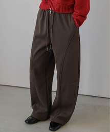 lesperance | 裏起毛 パネルラインカーブパンツ(その他パンツ)