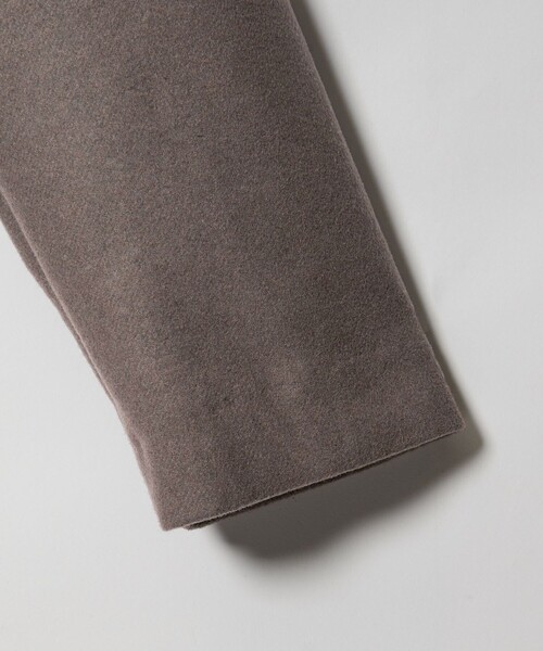 SKOOKUM（スクーカム）の「＜SKOOKUM × monkey time＞メルトン レザーカラ－ ジャケット グレー（ブルゾン・メンズ・ダークグレー・S/M/L/XL）」の4枚目の写真