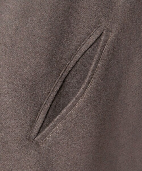 SKOOKUM（スクーカム）の「＜SKOOKUM × monkey time＞メルトン レザーカラ－ ジャケット グレー（ブルゾン・メンズ・ダークグレー・S/M/L/XL）」の11枚目の写真