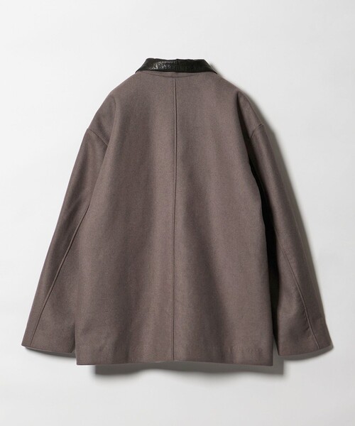 SKOOKUM（スクーカム）の「＜SKOOKUM × monkey time＞メルトン レザーカラ－ ジャケット グレー（ブルゾン・メンズ・ダークグレー・S/M/L/XL）」の14枚目の写真