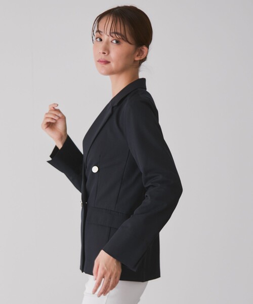 Jayro(ジャイロ)の「ダブルテーラージャケット(テーラードジャケット・レディース・キャメル/ネイビー/チャコールグレー・M)」の19枚目の写真