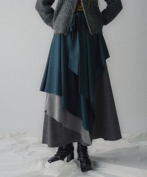 HARE | MIXチェックフレアスカート(HARE)(スカート)