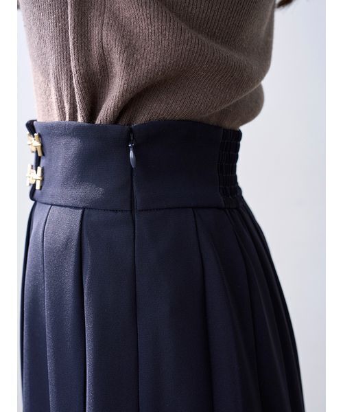 セール】プリーツレイヤードミディスカート（スカート）｜SNIDEL