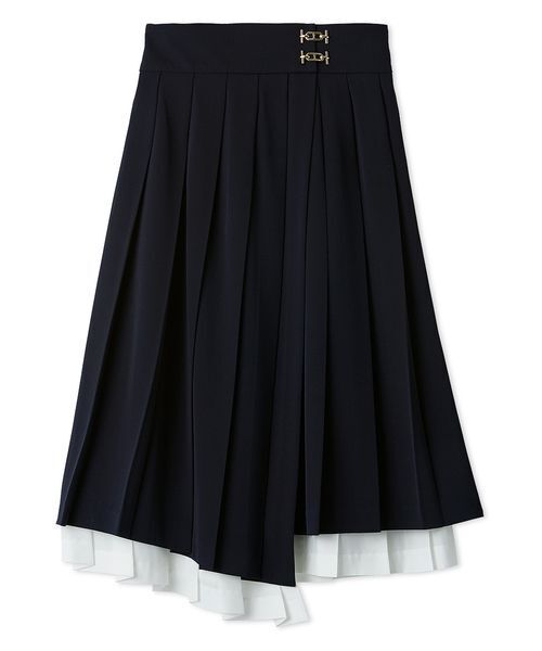 セール】プリーツレイヤードミディスカート（スカート）｜SNIDEL