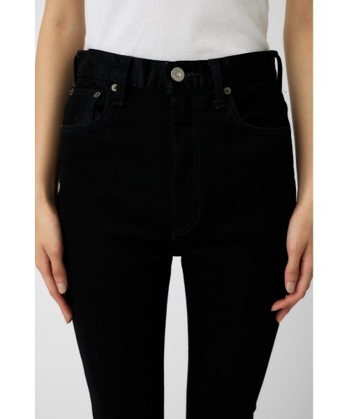 MOUSSY（マウジー）の「HW Rebirth BLACK SKINNY（デニムパンツ・レディース・ブラック・25inch/23inch/27inch/26inch/24inch）」の8枚目の写真