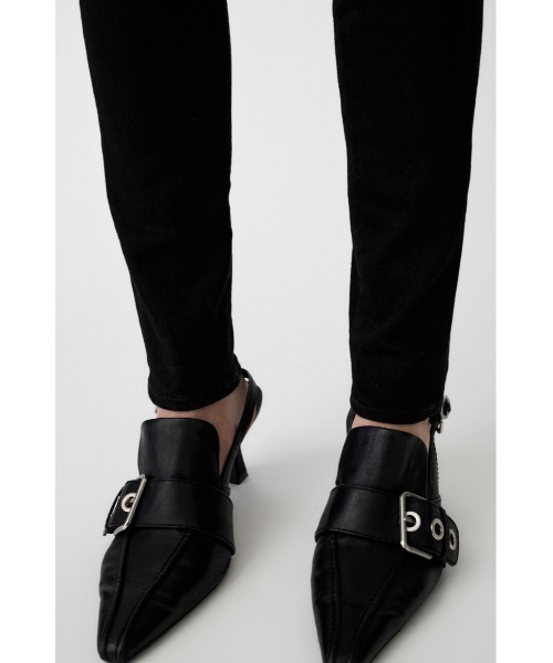 MOUSSY（マウジー）の「HW Rebirth BLACK SKINNY（デニムパンツ・レディース・ブラック・25inch/23inch/27inch/26inch/24inch）」の10枚目の写真