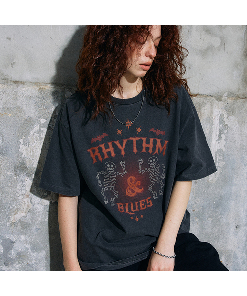 GAKKAI UNIONS(ガッカイユニオンズ)の「リカルピグメント 半袖Tシャツ チャコール(Tシャツ/カットソー・レディース・その他・LARGE/MEDIUM)」の1枚目の写真
