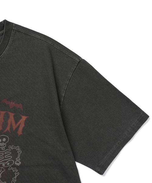 GAKKAI UNIONS(ガッカイユニオンズ)の「リカルピグメント 半袖Tシャツ チャコール(Tシャツ/カットソー・レディース・その他・LARGE/MEDIUM)」の4枚目の写真