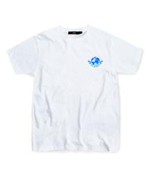 ESCAPEFROM（エスケープフロム）の「Blue Save the Planet T-Shirt White（Tシャツ/カットソー・メンズ）」