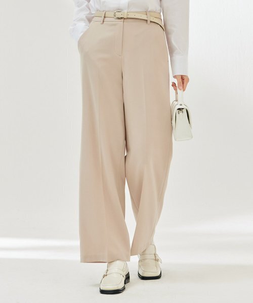 CHASECULT（チェイスカルト）の「レディースバンディングワイドスラックス-DARG2262B0X（スラックス・レディース・Beige・70/67/76）」の6枚目の写真