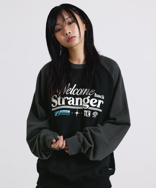 F.ILLUMINATE(フィルミネイト)の「ストレンジャースウェットシャツ-チャコール(スウェット・レディース・その他・LARGE/SMALL/MEDIUM)」の3枚目の写真