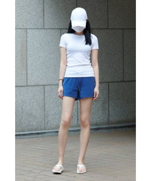 MUSINSA STANDARD WOMAN（ムシンサスタンダードウーマン）の「ウィメンズリブスリムフィットTシャツ[ホワイト]（Tシャツ/カットソー・レディース・その他・SMALL/MEDIUM/LARGE/X-SMALL）」の13枚目の写真