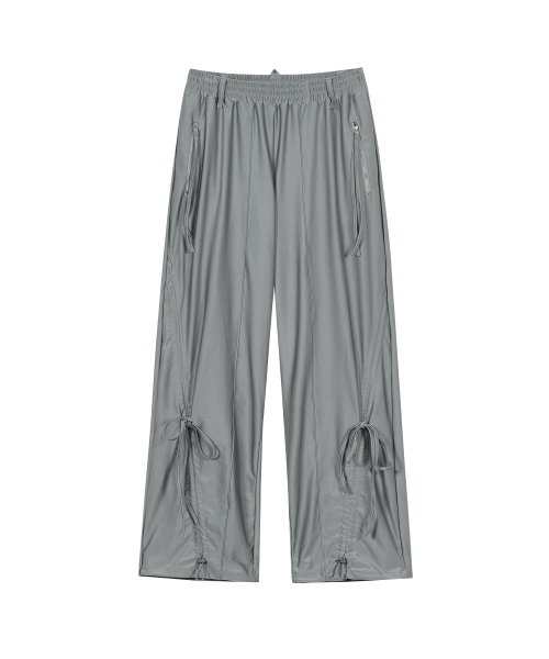 セール】Satin Strap Pants [Gray]（その他パンツ）｜TYPESERVICE
