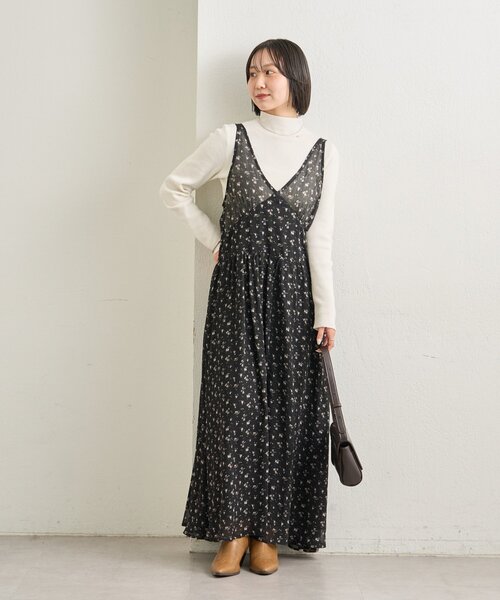 mystic(ミスティック)の「プレート付きハイネックニット(ニット/セーター・レディース・グレー/ベージュ/オフホワイト/ブラック・FREE)」の19枚目の写真