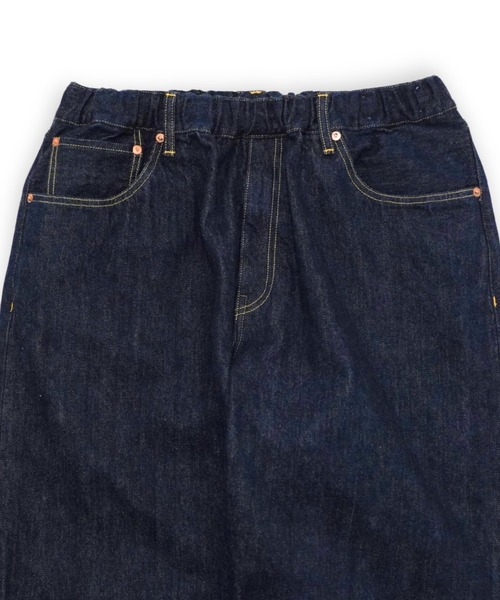 yoko sakamoto（ヨーコサカモト）の「【YOKO SAKAMOTO】 5POCKET EASY PANTS（デニムパンツ・メンズ・インディゴブルー・SMALL）」の2枚目の写真