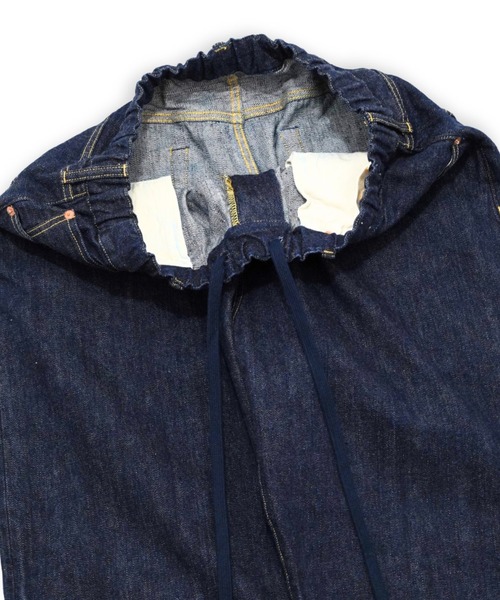 yoko sakamoto（ヨーコサカモト）の「【YOKO SAKAMOTO】 5POCKET EASY PANTS（デニムパンツ・メンズ・インディゴブルー・SMALL）」の3枚目の写真