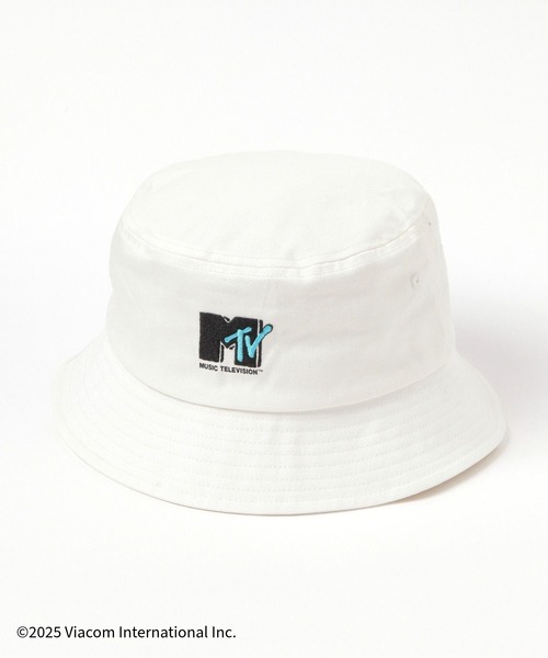 GLOBAL WORK（グローバルワーク）の「MTVコラボ/バケットハット/一部店舗限定/612943（ハット・メンズ・ホワイト/ブラック・FREE）」の5枚目の写真