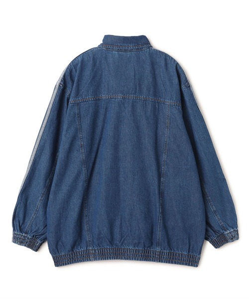adidas(アディダス)の「adidas FIREBIRD ADILENIUM TRACK TOP DENIM / アディダス ファイヤーバード アディレニウム トラック トップ デニム(その他アウター・レディース・ライトブルー・M/S/L)」の8枚目の写真