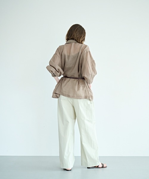 kha:ki（カーキ）の「「KHA:KI / カーキ」ラミー B.D.U. シャツジャケット（ミリタリージャケット・レディース・オリーブ/ブラック・2/1）」の16枚目の写真