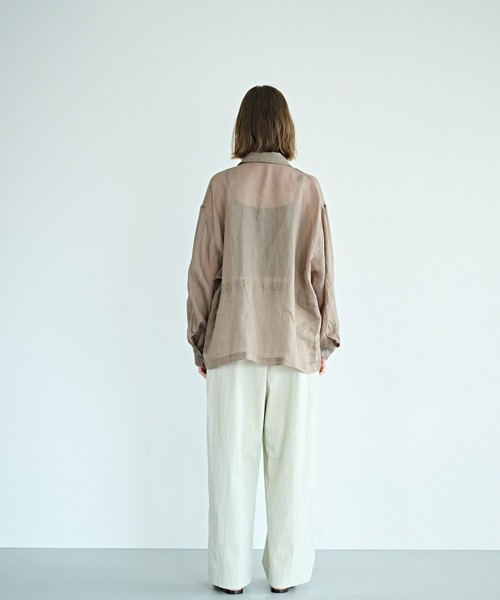 kha:ki（カーキ）の「「KHA:KI / カーキ」ラミー B.D.U. シャツジャケット（ミリタリージャケット・レディース・オリーブ/ブラック・2/1）」の19枚目の写真