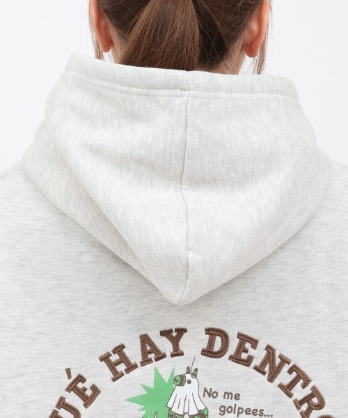 チチカカ（チチカカ）の「おばけアニマル裏起毛フーディー（パーカー・メンズ・ブラック/オートミール・FREE）」の20枚目の写真